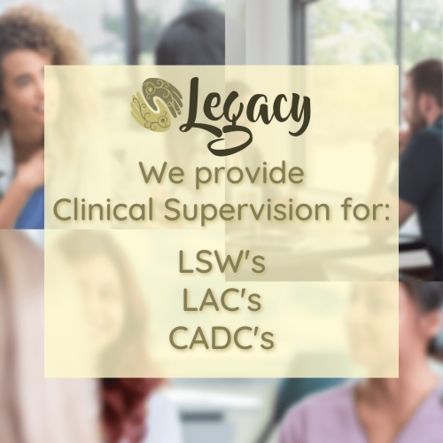 Legacy Counseling NJ LCSW LAC CADC Clinical Supervision